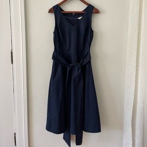 Boden Navy linen dress